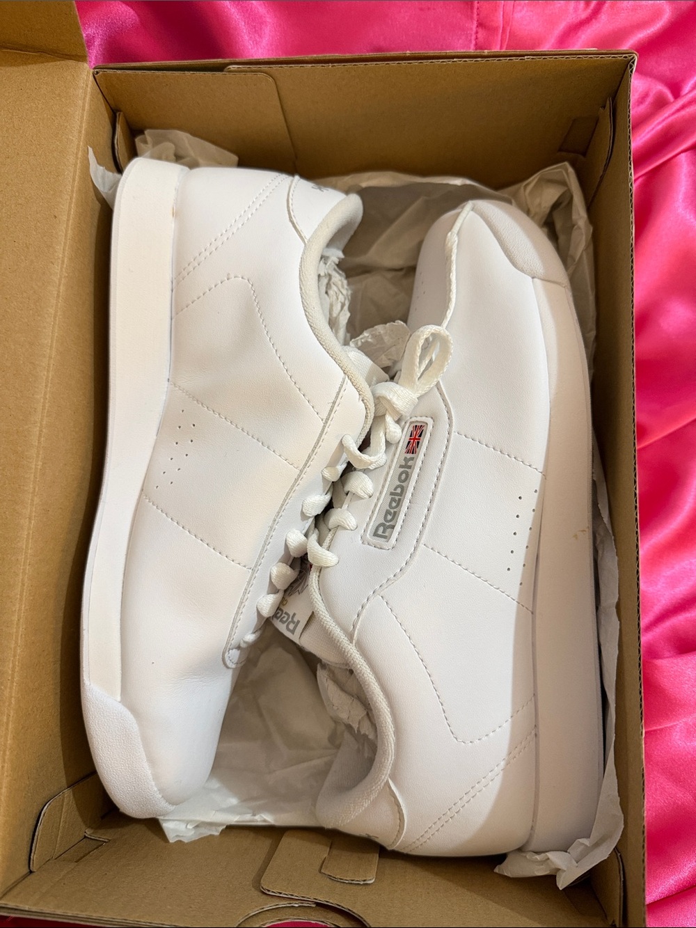 Reebok Princess woman’s White Leather Sneakers